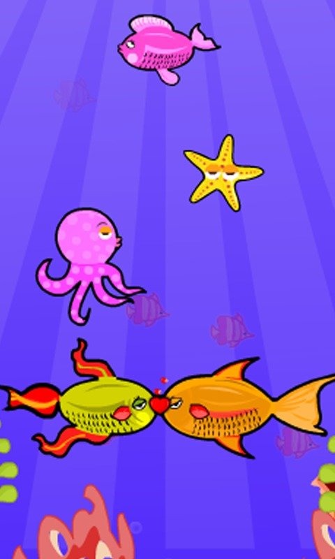 Fun Fish Love Kiss截图3