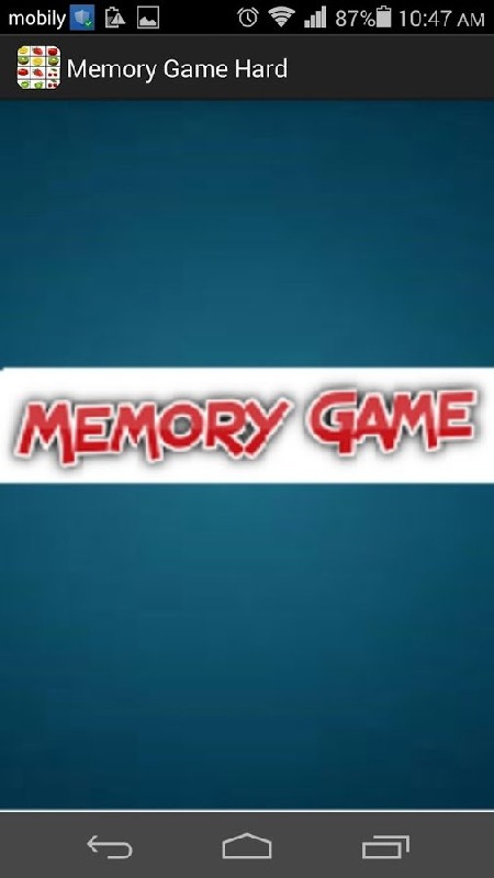 Hard Memory Game Free 2015截图5