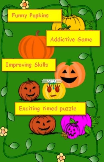 Pumpkin Match Same Puzzle截图5