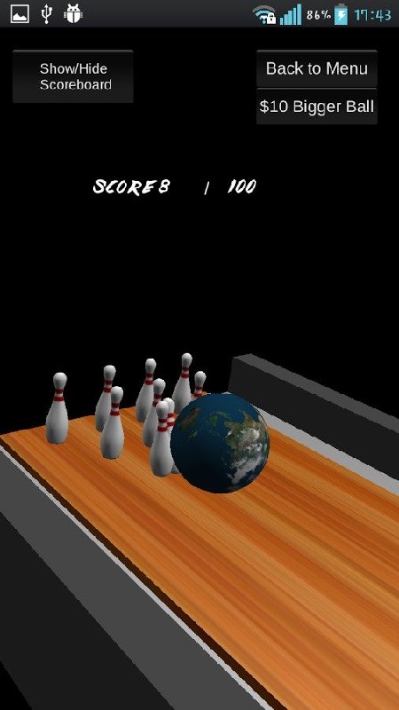 瘋狂保齡球 Crazy Bowling截图2