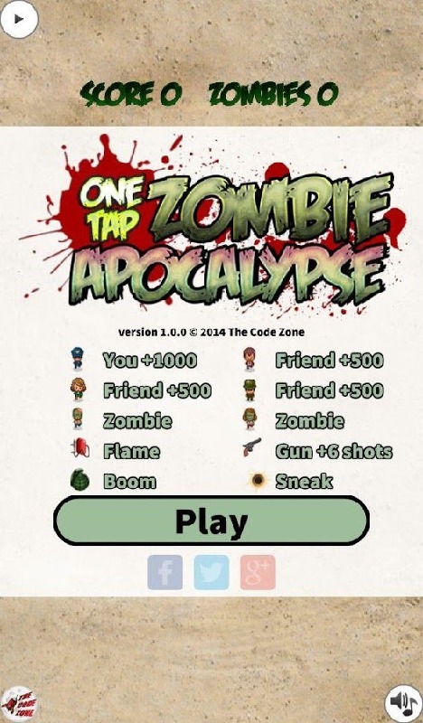 One Tap Zombie Apocalypse Free截圖5