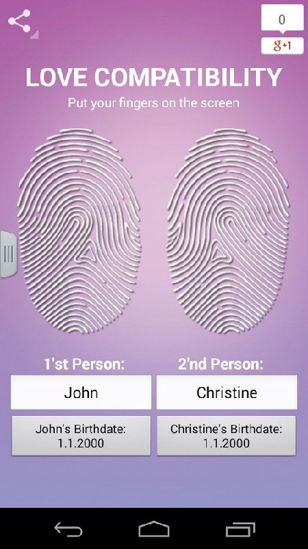 Love Test Fingerprint Scanner截图5