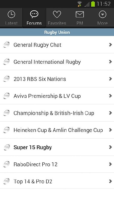 The Rugby Forum截图4