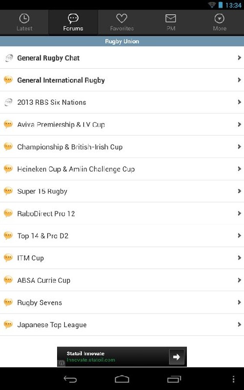 The Rugby Forum截图