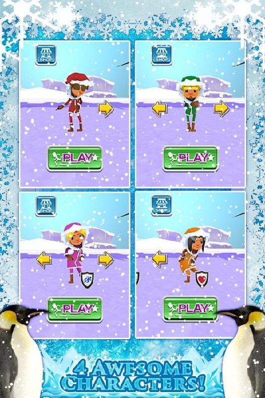 3D Frozen Girly Run Game FREE截圖5