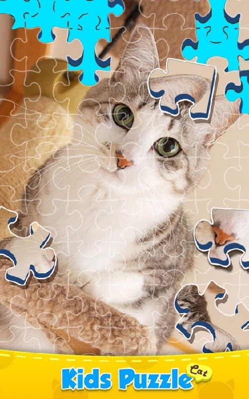 Cat Puzzle - Kids Jigsaw Game截图5