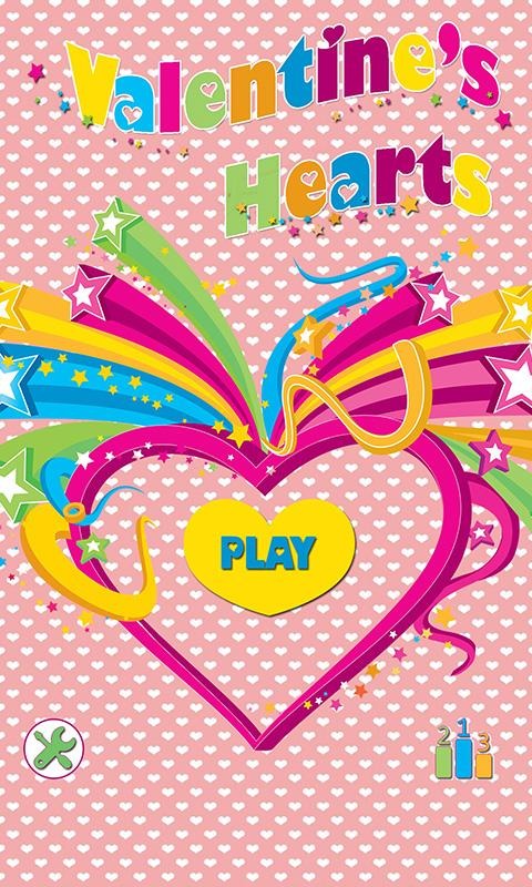 Valentine Hearts – Match Pairs截图5