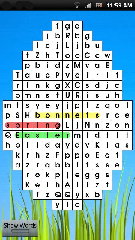 Word Search Mobile Demo截图5