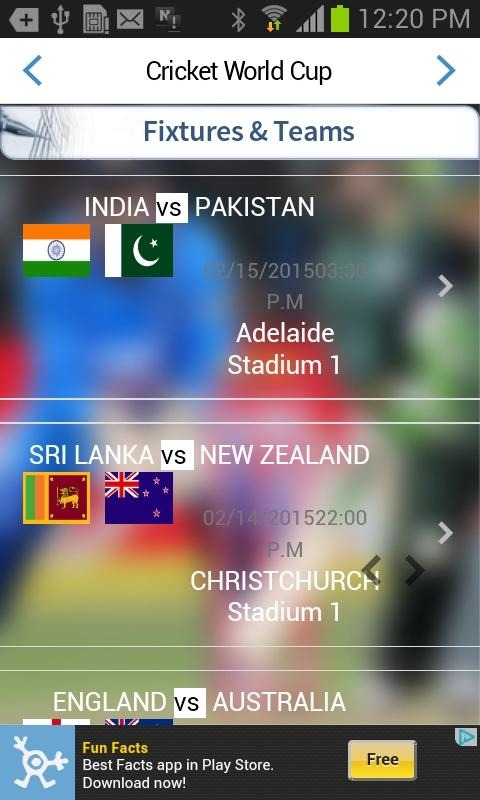 Cricket World Cup截图5