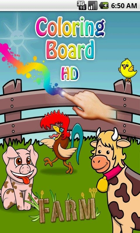 Coloring Board HD Farm Animals截图5