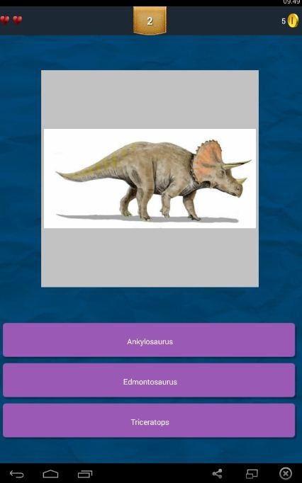 Jurassic Dinosaurs Quiz截图5