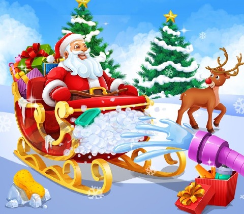 Christmas Santa's Sleigh Salon截图1