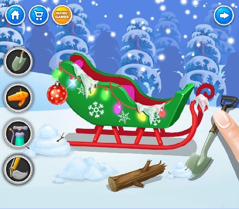 Christmas Santa's Sleigh Salon截图