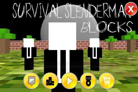 Survival SlenderMan Blocks截图5