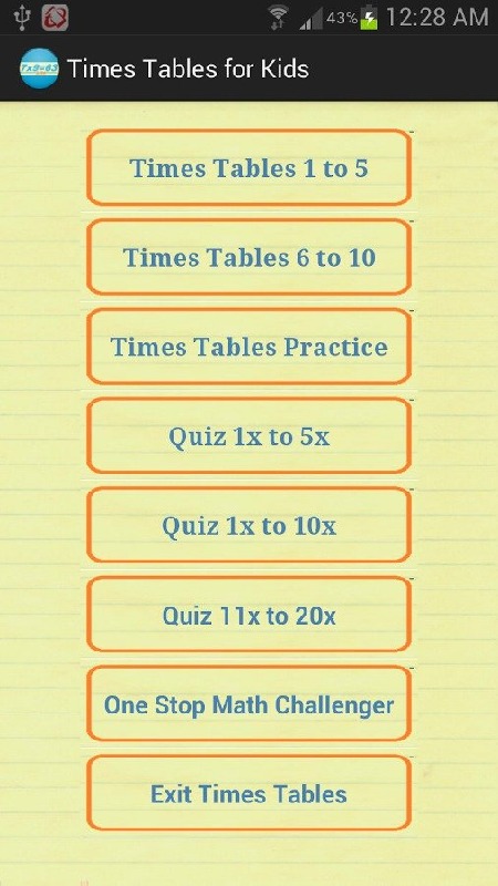 Times Tables Quiz 4 Kids截图5