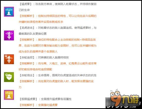 战斗吧剑灵赤蛇堂南道拳豪兑卡牌详细分析