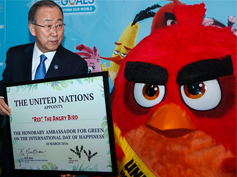 是只鸟！联合国绿色荣誉大使确定为《愤怒的小鸟》