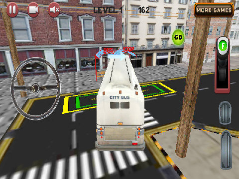 城市公交车，停车场3D游戏截图