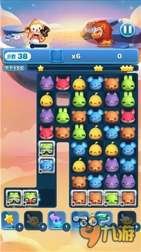 天天爱消除冒险模式155关怎么过 三星过关详解