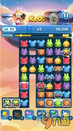 天天爱消除冒险模式155关怎么过 三星过关详解