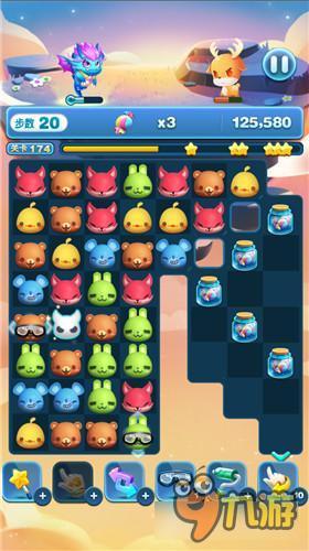 天天爱消除冒险模式174关怎么过 三星过关详解