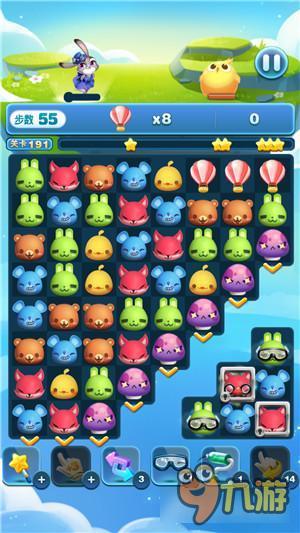 天天爱消除冒险模式191关怎么过 三星过关详解