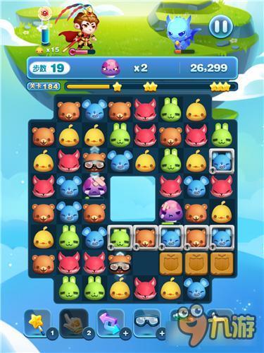 天天爱消除冒险模式184关怎么过 三星过关详解