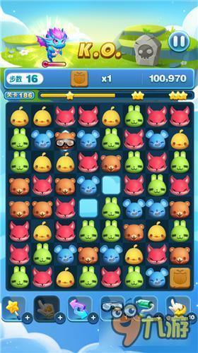 天天爱消除冒险模式186关怎么过 三星过关详解