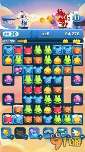 天天爱消除冒险模式193关怎么过 三星过关详解