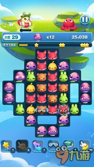 天天爱消除冒险模式194关怎么过 三星过关详解