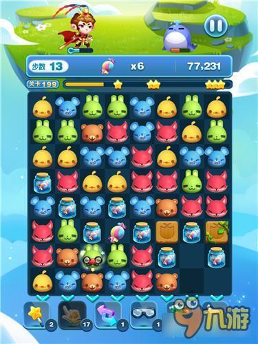 天天爱消除冒险模式199关怎么过 三星过关详解