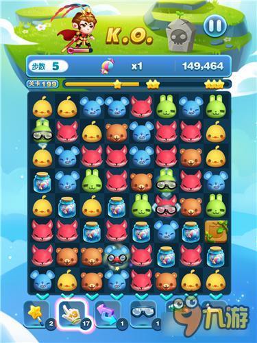 天天爱消除冒险模式199关怎么过 三星过关详解