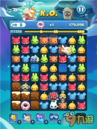 天天爱消除冒险模式208关怎么过 三星过关详解