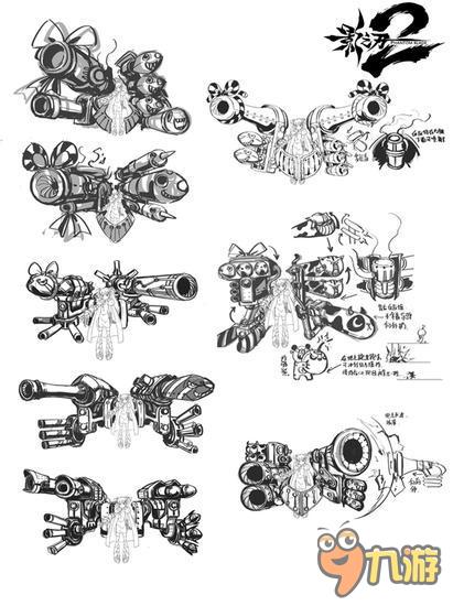 机甲萝莉赛高《影之刃2》瓷儿角色设定稿曝光