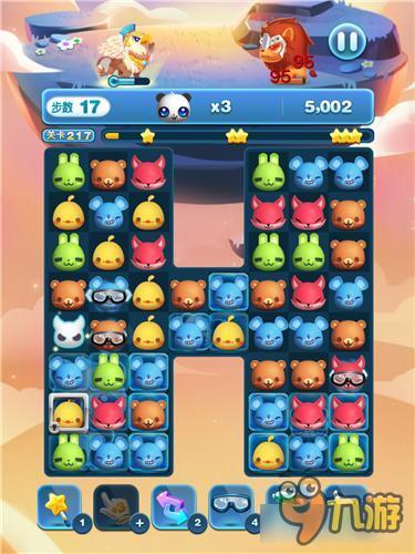 天天爱消除冒险模式217关怎么过 三星过关详解