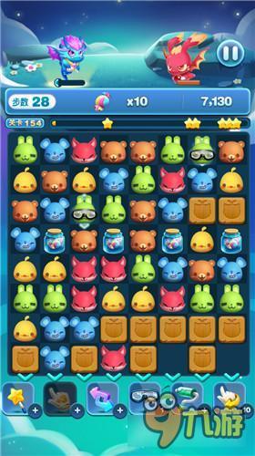 天天爱消除冒险模式154关怎么过 三星过关详解