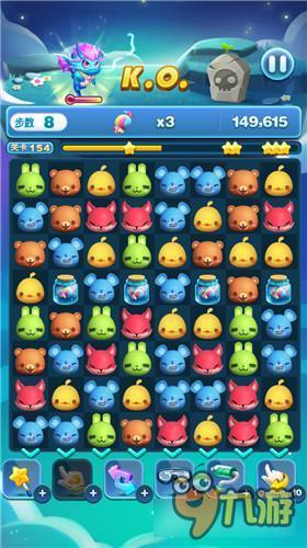 天天爱消除冒险模式154关怎么过 三星过关详解