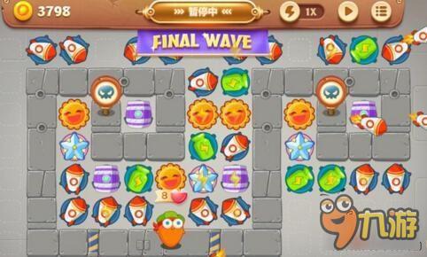 保卫萝卜3工厂关卡攻略 工厂第34关怎么过