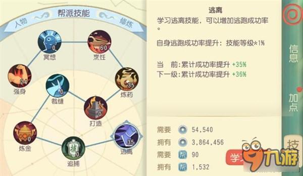大唐游仙记逃离技能有什么用 逃离功能解析