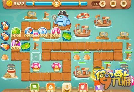 保卫萝卜3码头关卡 码头第10关如何通关呢