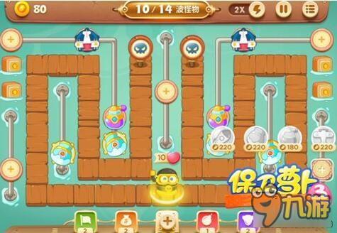 保卫萝卜3码头关卡 码头第14关如何通关呢