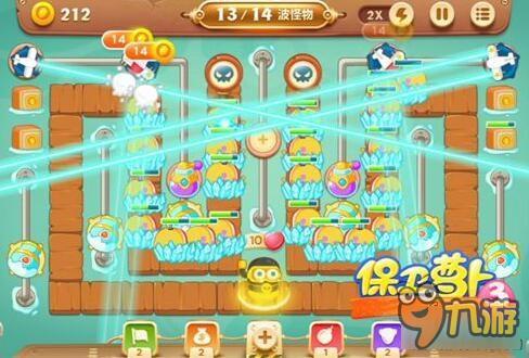 保卫萝卜3码头关卡 码头第14关如何通关呢