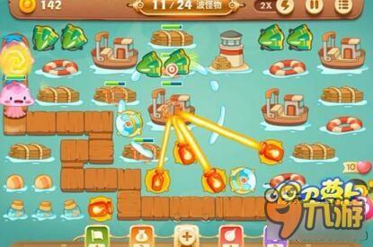 保卫萝卜3码头关卡 码头第18关如何通关呢