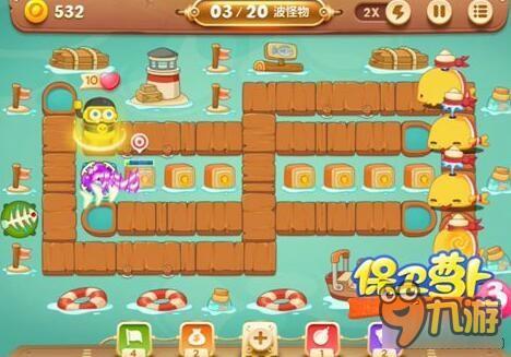 保卫萝卜3码头关卡 码头第17关如何通关呢