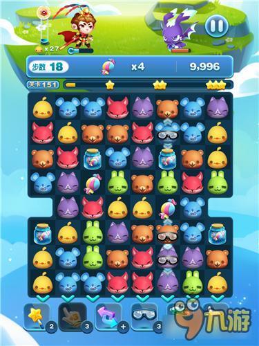 天天爱消除冒险模式151关怎么过 三星过关详解