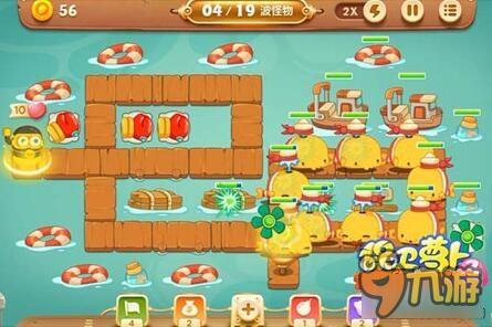 保卫萝卜3码头关卡 码头第23关如何通关呢