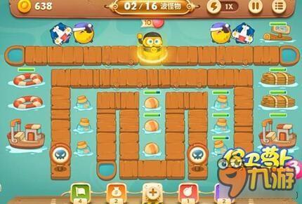 保卫萝卜3码头关卡 码头第21关如何通关呢