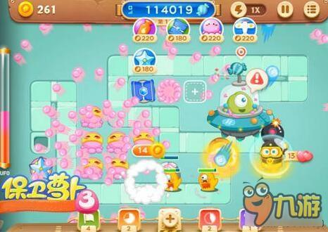 保卫萝卜3糖果赛如何玩 糖果赛UFO怎么打
