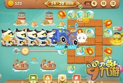 保卫萝卜3码头关卡 码头第24关通关攻略