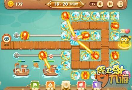 保卫萝卜3码头关卡 码头第24关通关攻略